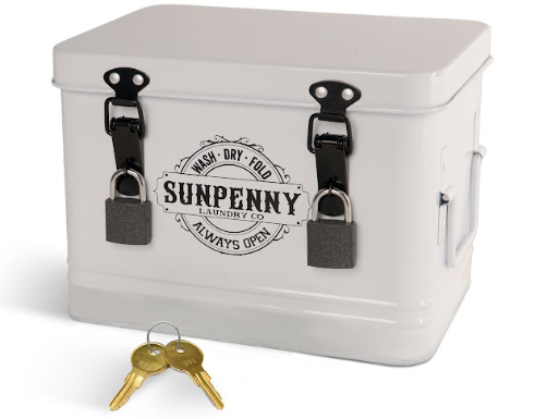 Sunpenny Laundry Pods & Dryer Sheet Container - childproof